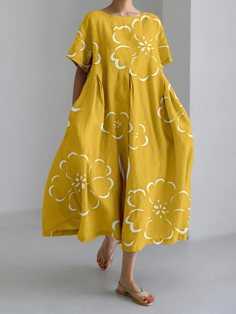 NORA - VESTIDO IMPRESO CASUAL