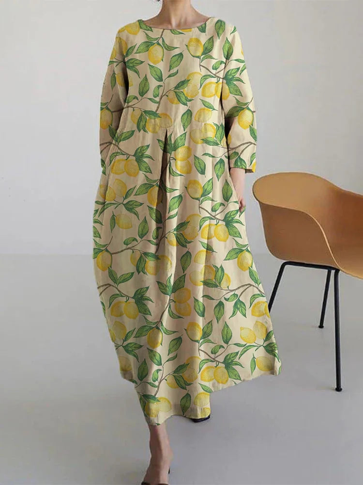 SOPHIE - VESTIDO MIDI CITROENBLOOM