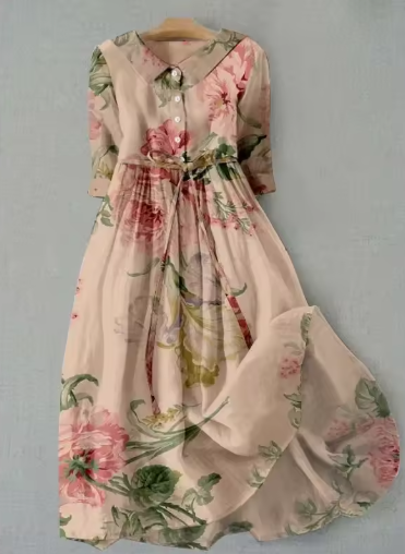 Elara™ Vestido de Elegancia Floral