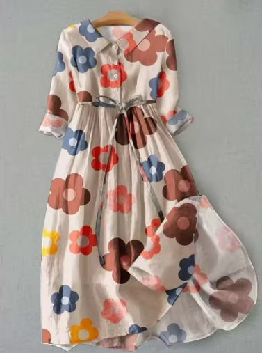 Vestido Amelie™ Retro Bloom