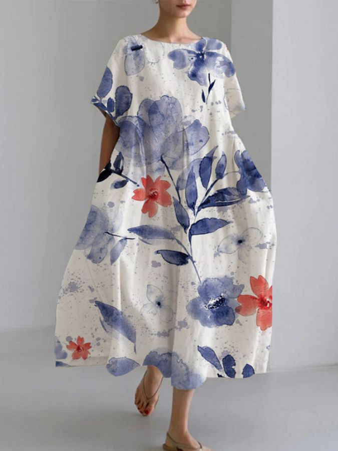 CLARA - VESTIDO CHIC CON PATRÓN FLORAL