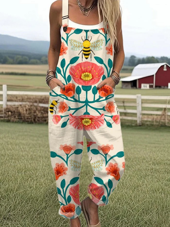 Mono Floral Vintage Mujer