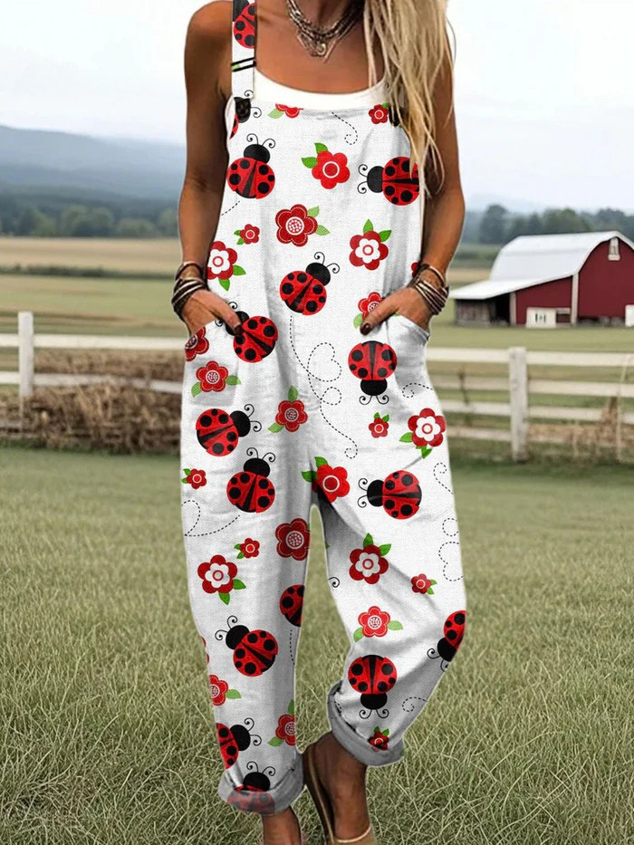 Mono Vintage Pierna Ancha Mujer