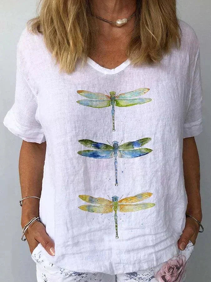 Stella | Top Retro con Escote en V