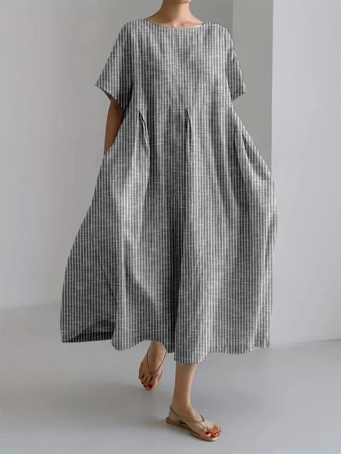 ELEANOR - VESTIDO RETRO A RAYAS