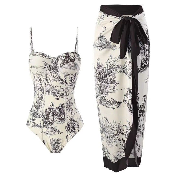 Mandy | Conjunto de Baño Impreso Elegante