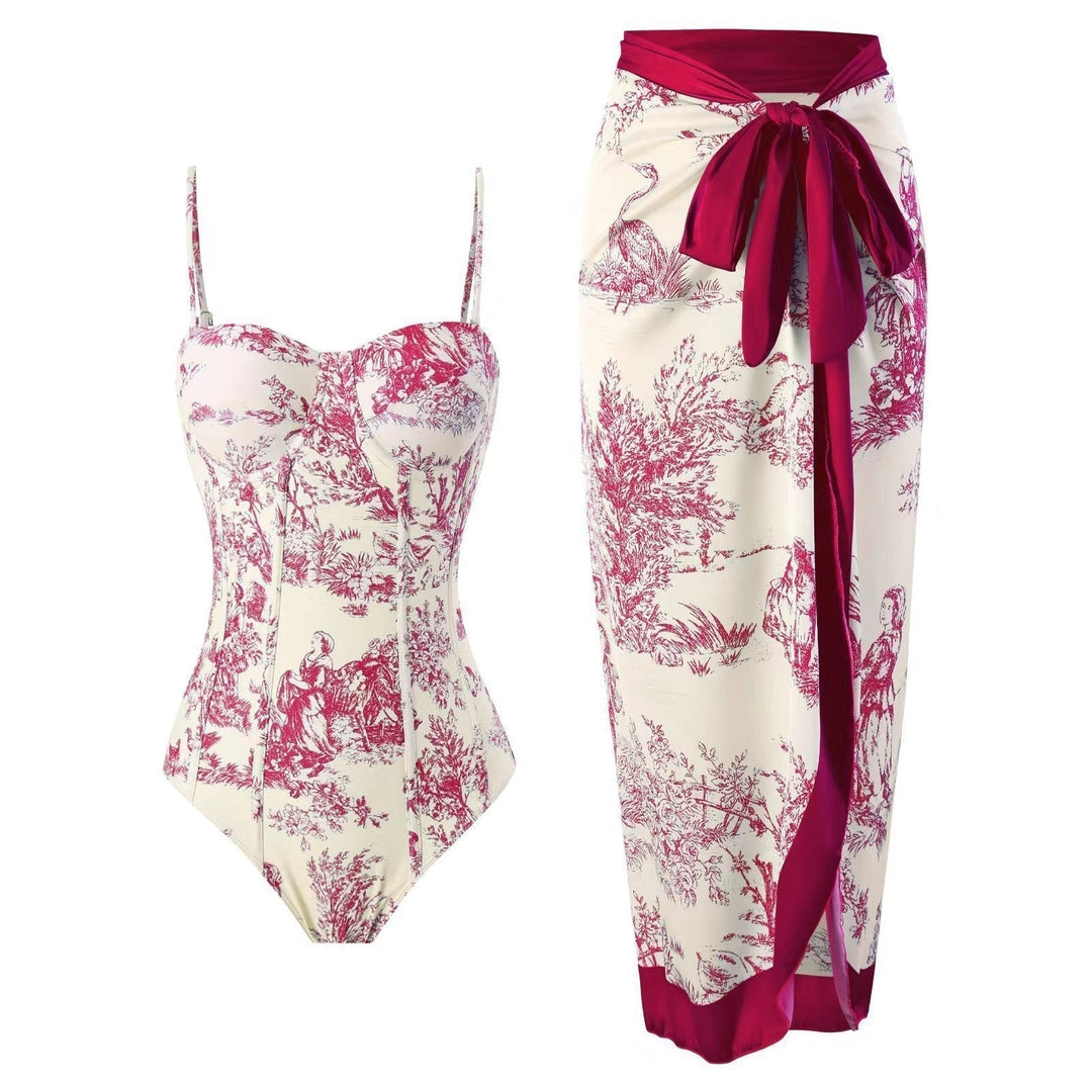 Mandy | Conjunto de Baño Impreso Elegante