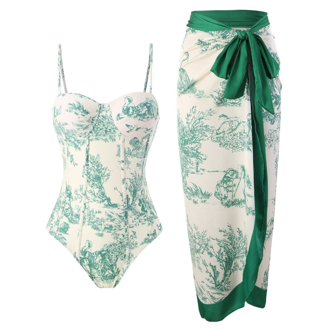 Mandy | Conjunto de Baño Impreso Elegante
