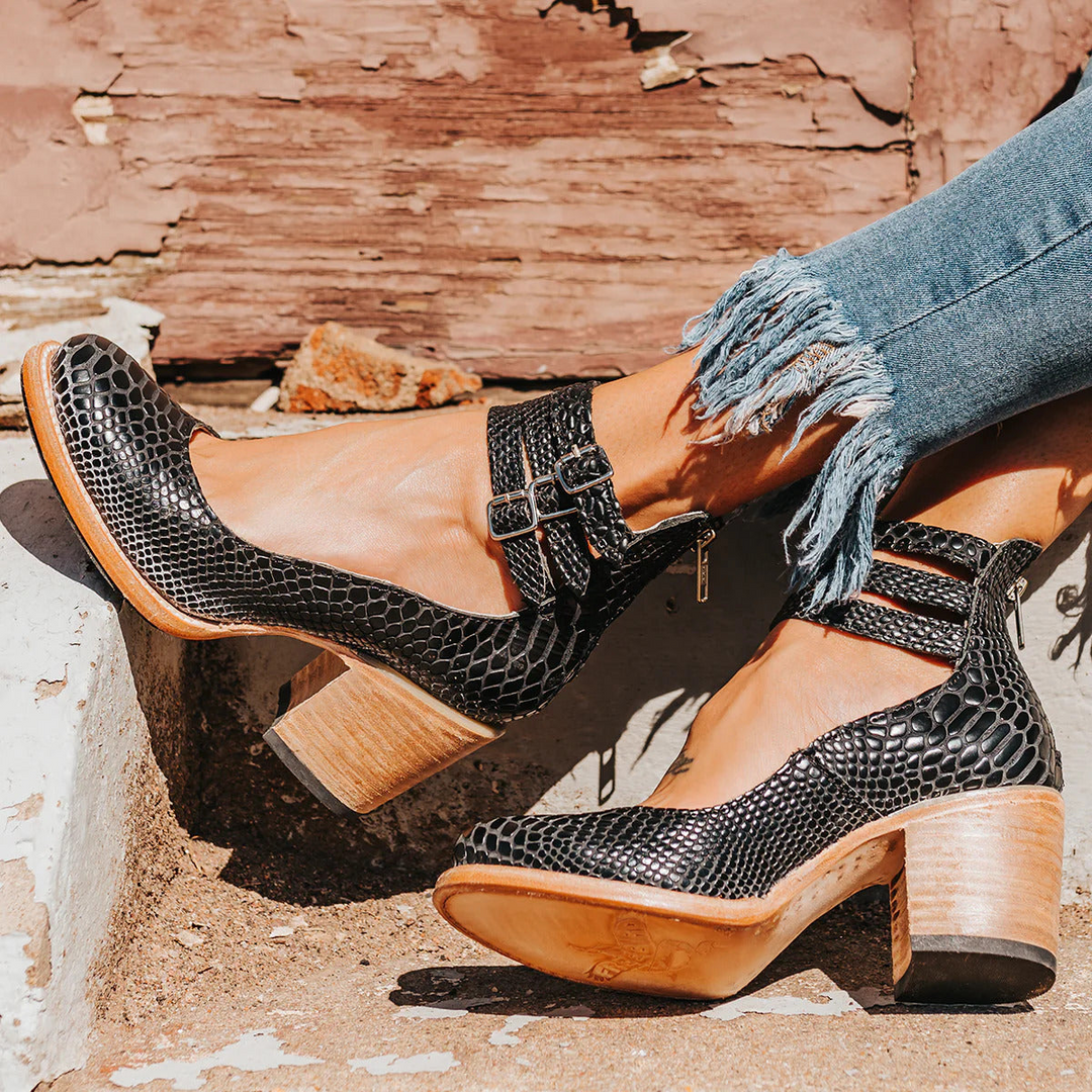 Ginevra™ | Talons hauts avec plusieurs lanières et un large talon