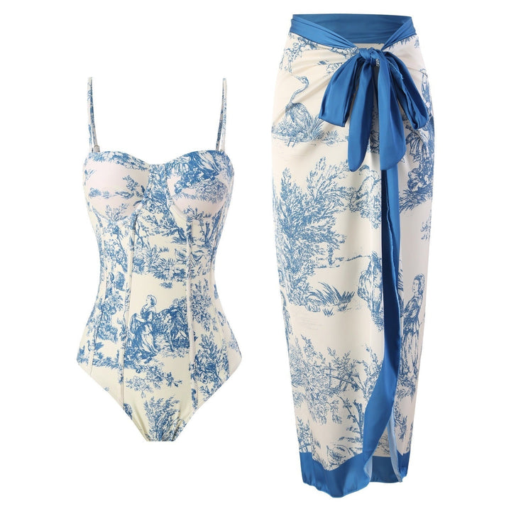 Mandy | Conjunto de Baño Impreso Elegante