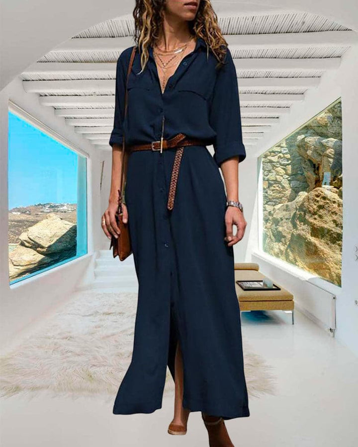 Aluka | Vestido Camisa Sofisticado