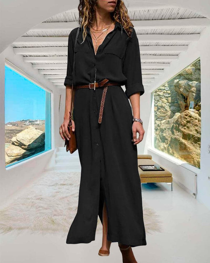 Aluka | Vestido Camisa Sofisticado
