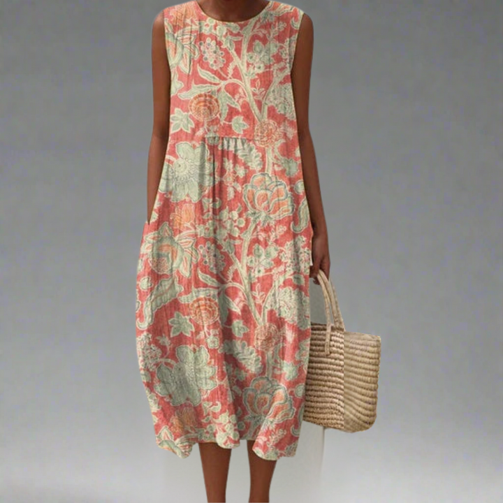 Elin | Robe Vintage à Fleurs