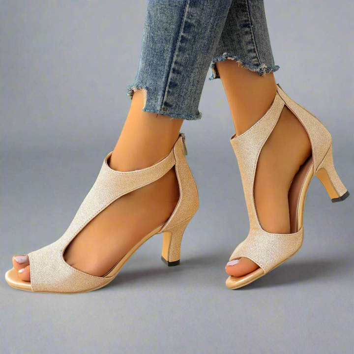 Heidrun | Sandales élégantes et confortables avec talon