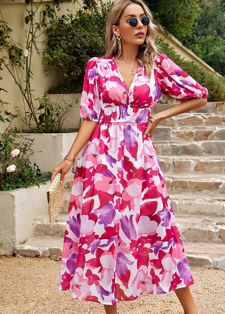 Allison | Vestido Floral Elegante