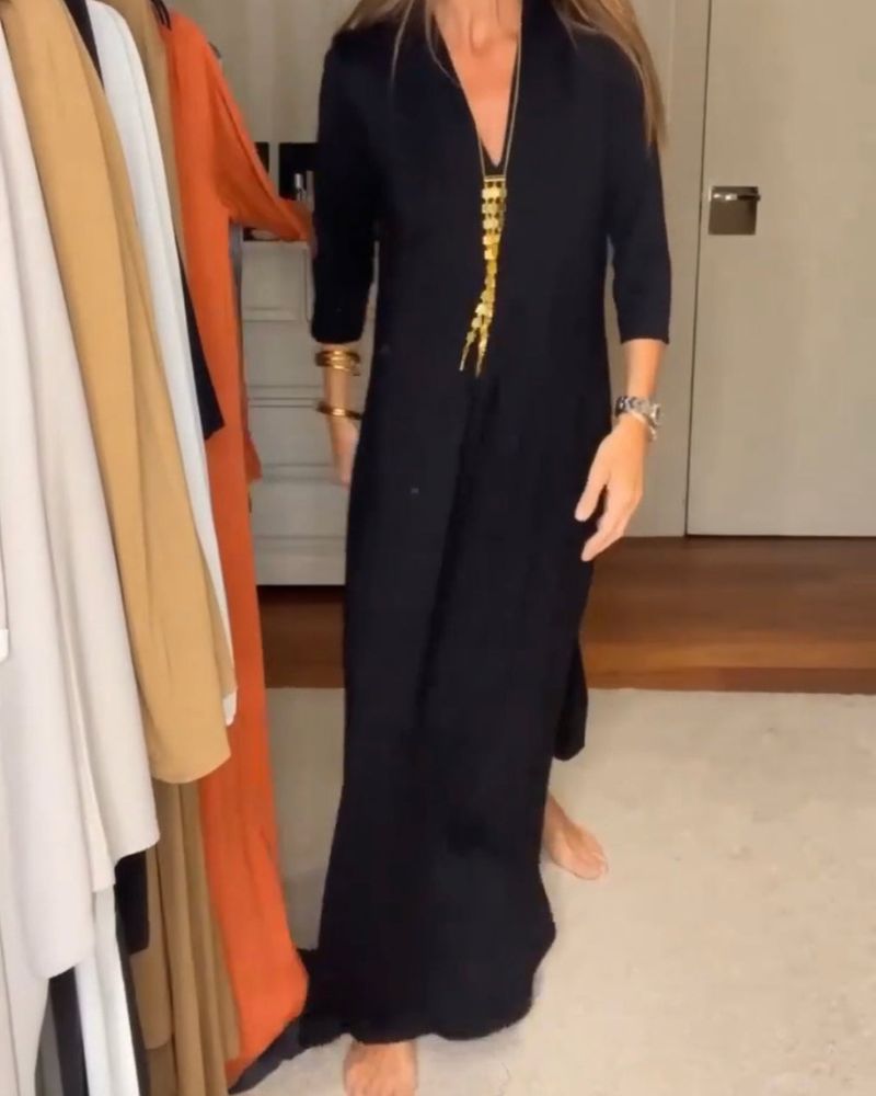 PAMELA | Vestido Casual con Elegancia Atemporal y Comodidad Flotante