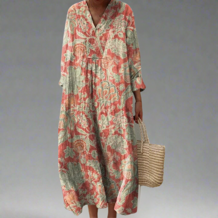 Elin | Robe Vintage à Fleurs