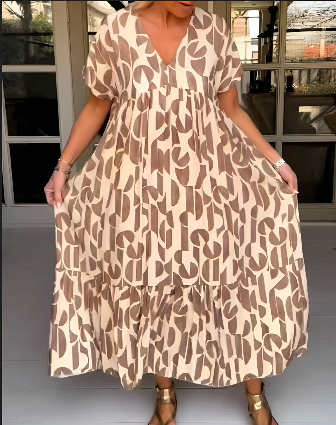 Colette | Vestido fluido con escote en V