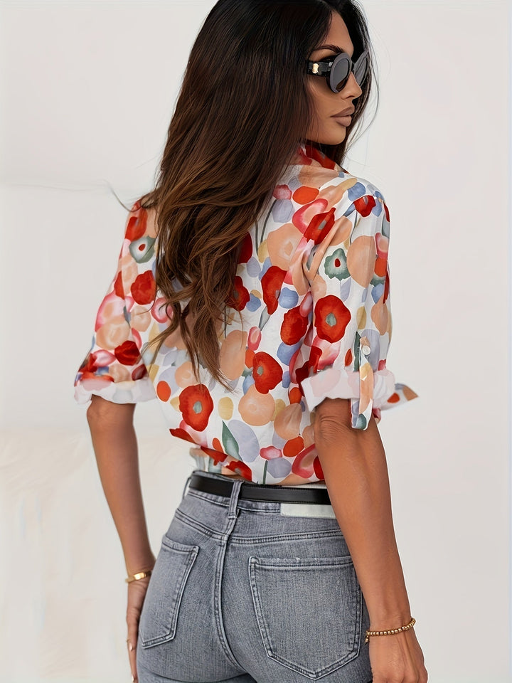 Mylene | Blusa Floral Colorida