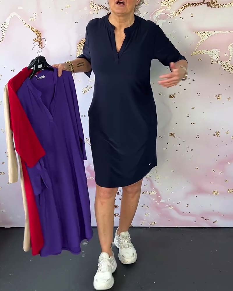 Hanne | Vestido Elegante con Escote en V