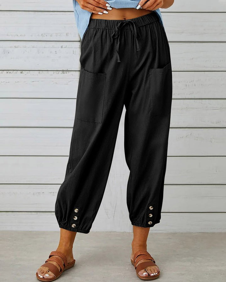 Neve | Pantalón de Cintura Alta Chic