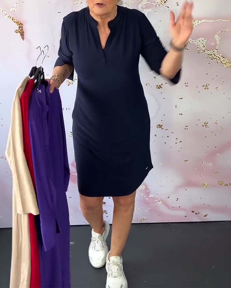Hanne | Vestido Elegante con Escote en V