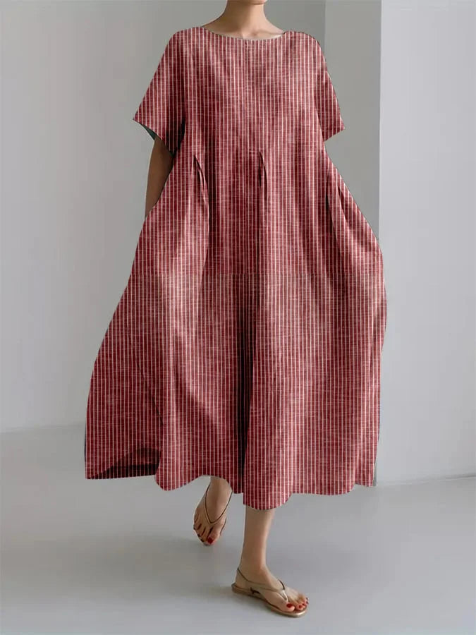 ELEANOR - VESTIDO RETRO A RAYAS