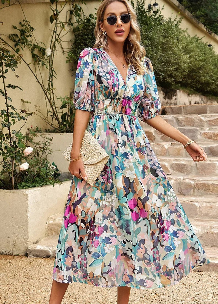 Allison | Vestido Floral Elegante