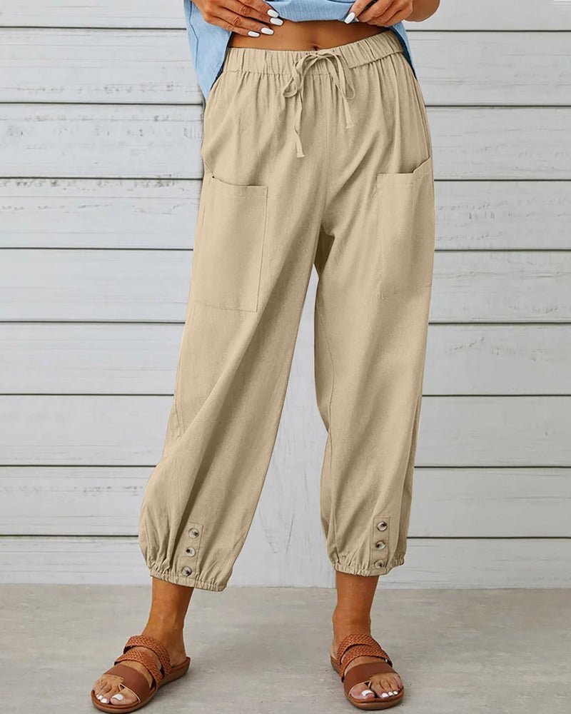 Neve | Pantalón de Cintura Alta Chic