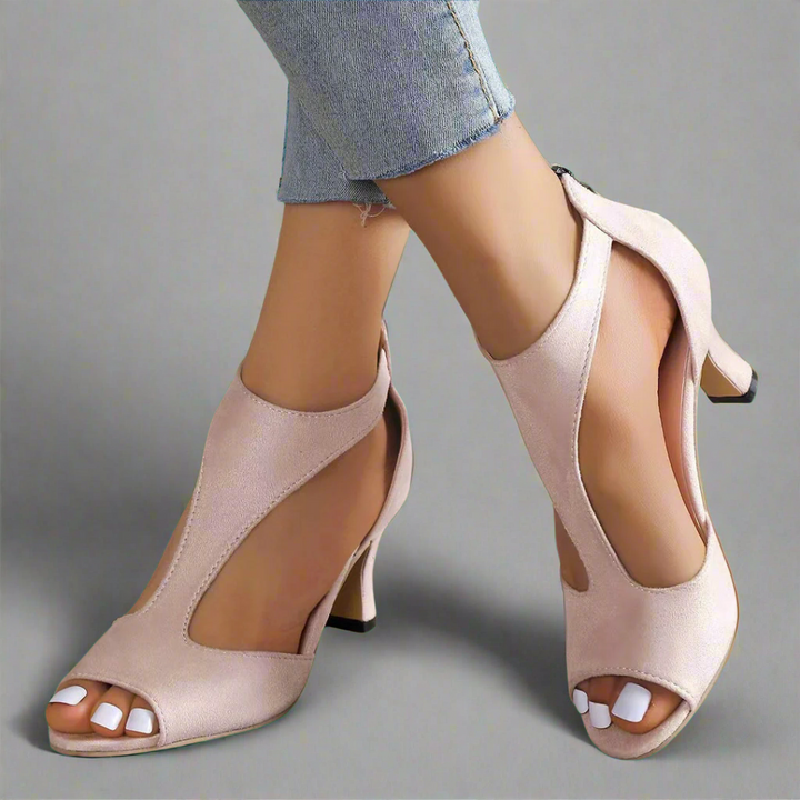 Heidrun | Sandales élégantes et confortables avec talon