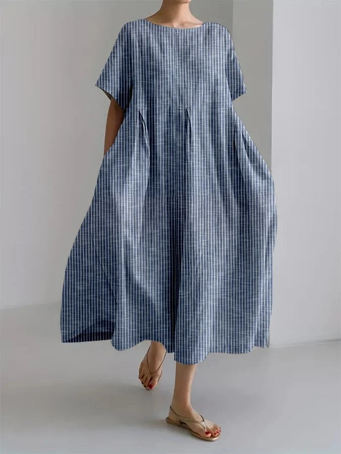 ELEANOR - VESTIDO RETRO A RAYAS