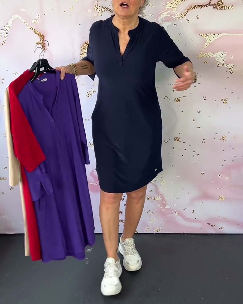 Hanne | Vestido Elegante con Escote en V