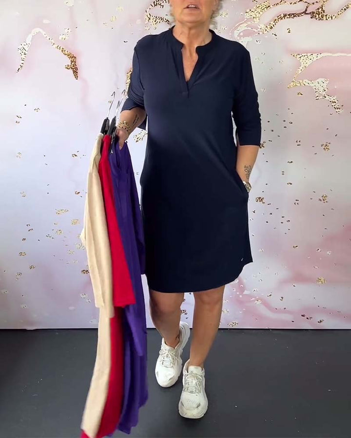 Hanne | Vestido Elegante con Escote en V