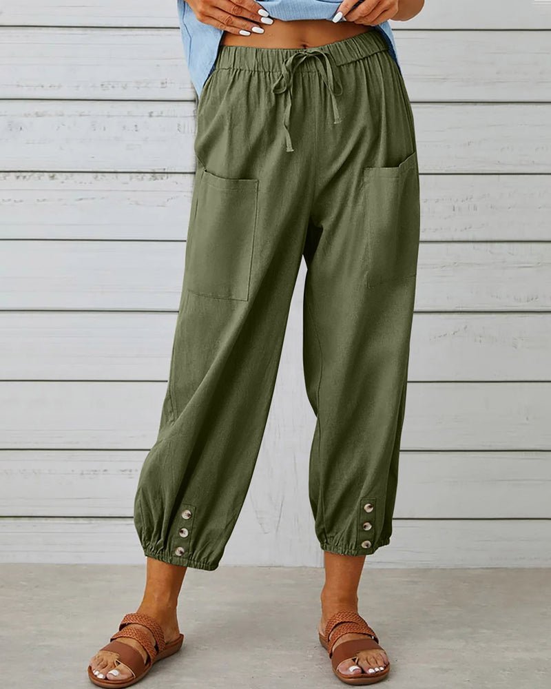 Neve | Pantalón de Cintura Alta Chic