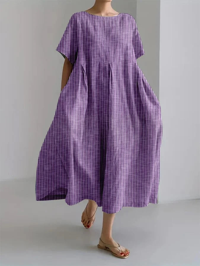 ELEANOR - VESTIDO RETRO A RAYAS