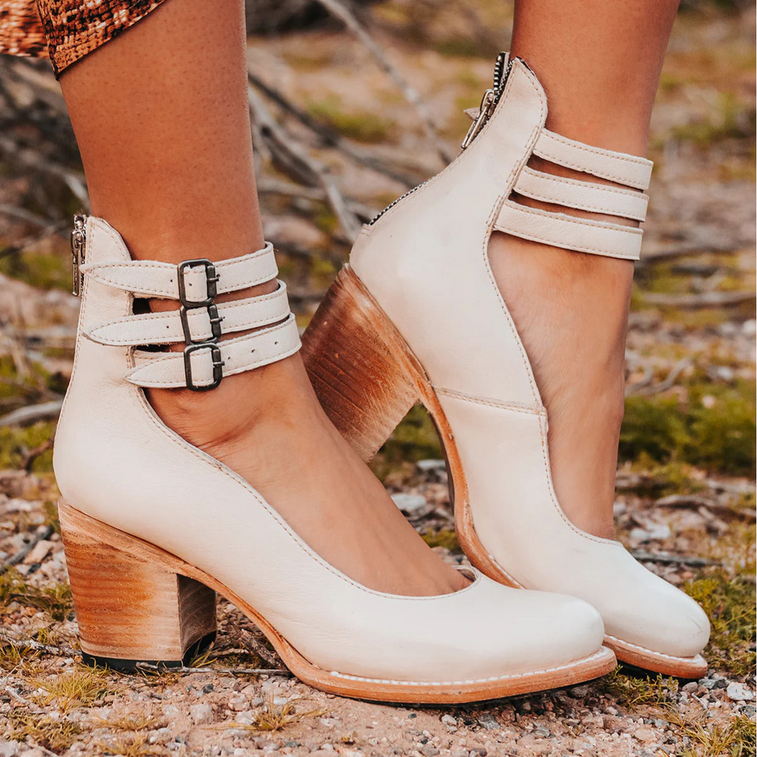 Ginevra™ | Talons hauts avec plusieurs lanières et un large talon