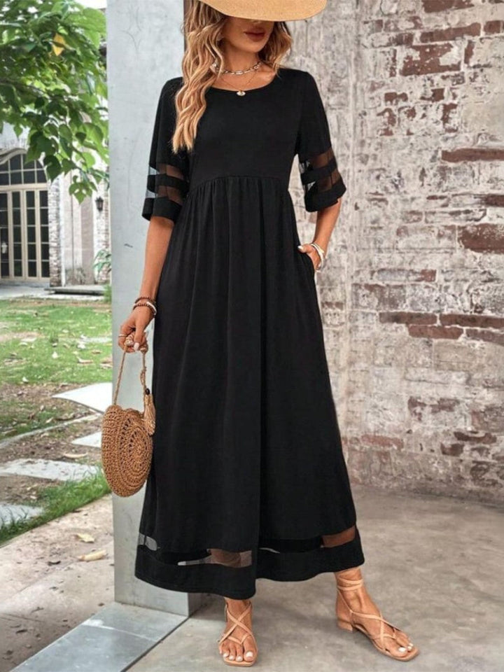 Esme - Vestido Chic con Cobertura que Acentúa la Barriga