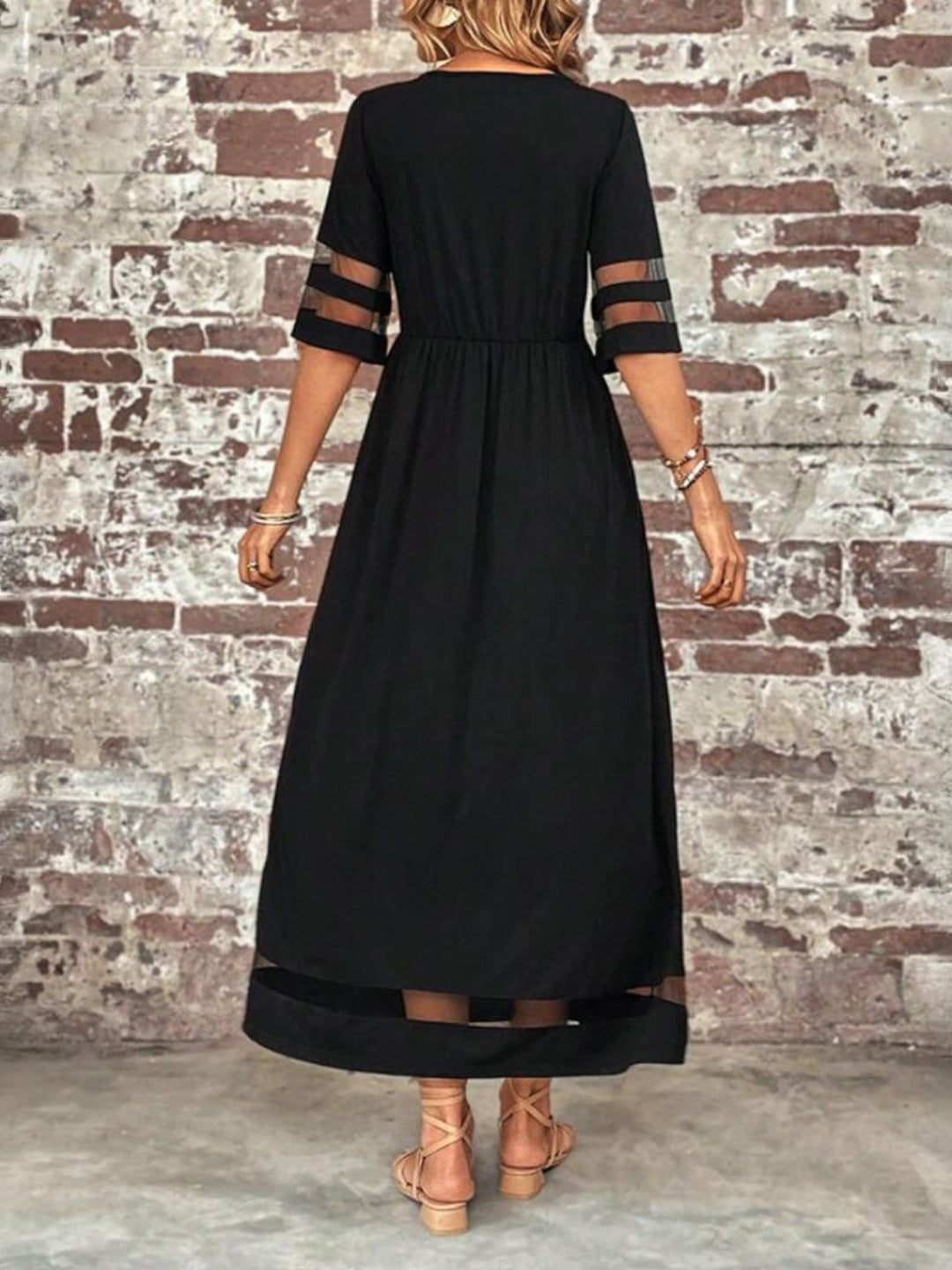 Esme - Vestido Chic con Cobertura que Acentúa la Barriga