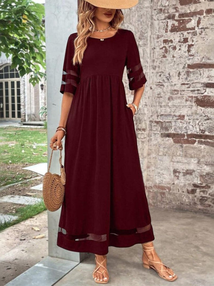 Esme - Vestido Chic con Cobertura que Acentúa la Barriga