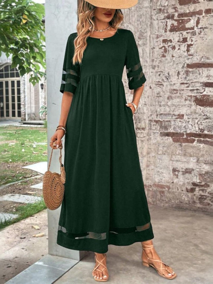 Esme - Vestido Chic con Cobertura que Acentúa la Barriga