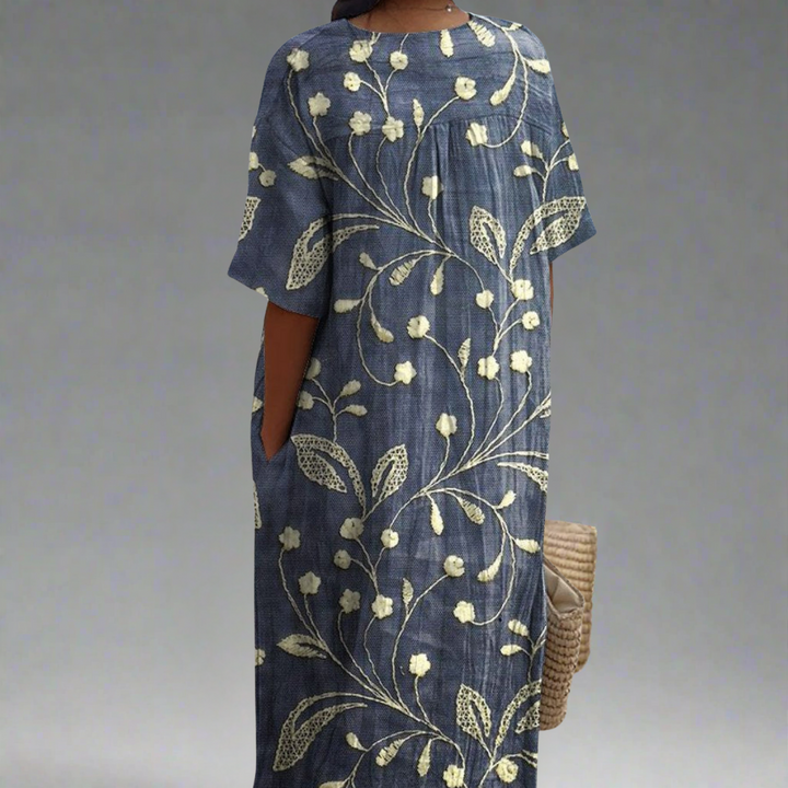 Lieke | Robe Vintage à Fleurs – Édition Limitée