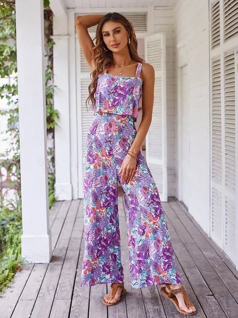 Nympha | Mono Floral de Pierna Ancha