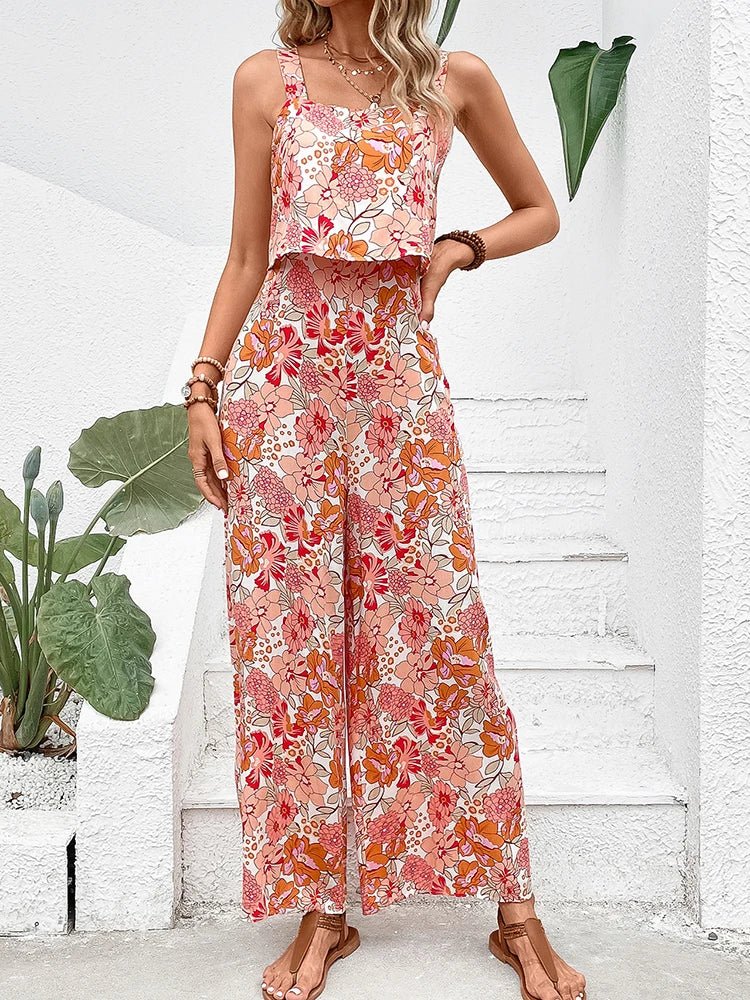 Nympha | Mono Floral de Pierna Ancha