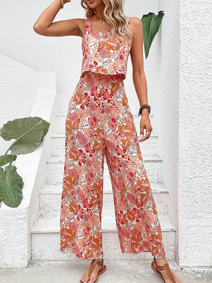 Nympha | Mono Floral de Pierna Ancha