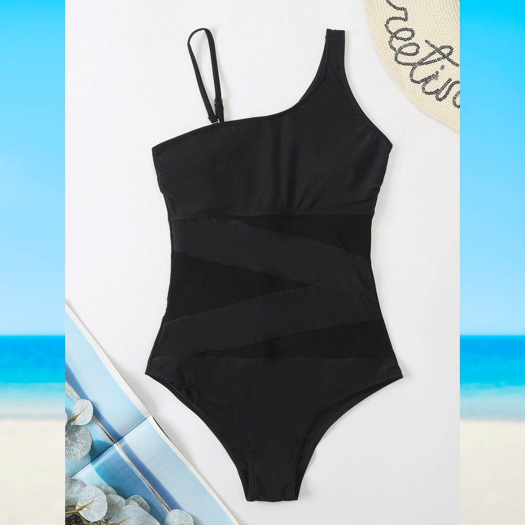 Ava | Traje de Baño Asimétrico de Lujo