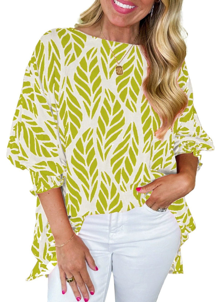 Risa | Blusa de Manga Abullonada
