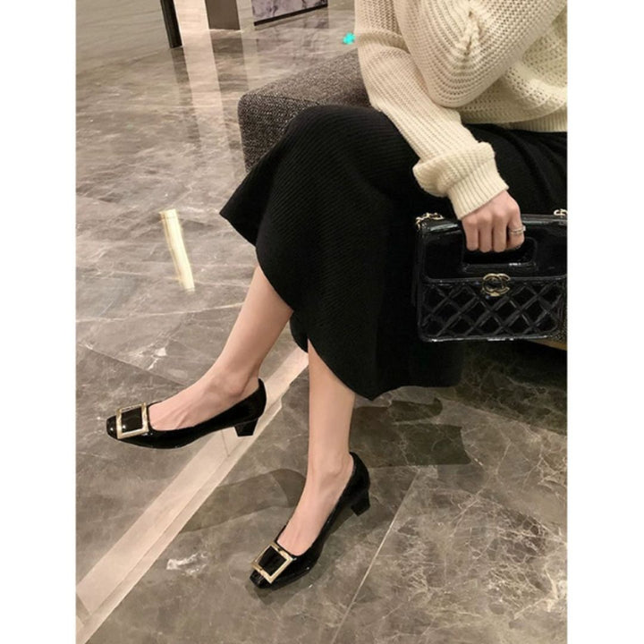 Narella™ | Sandales élégantes à talons moyens et à bout carré