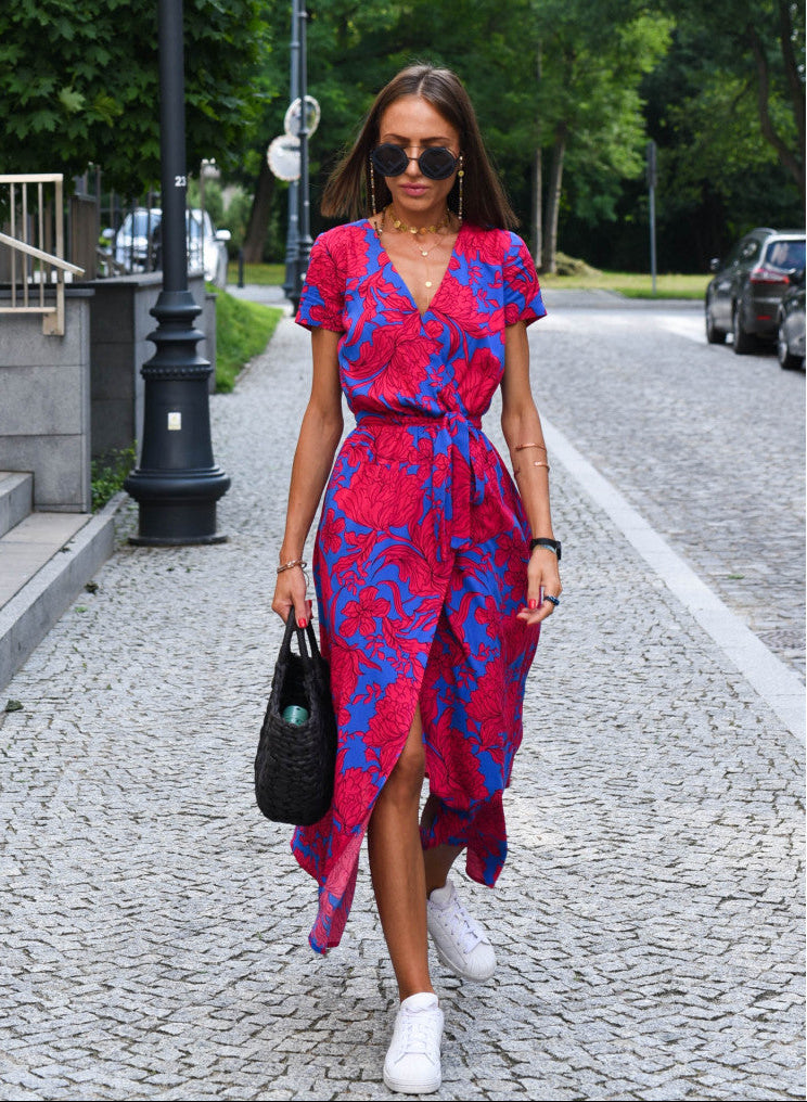 Aureza | Vestido Envolvente Soft Bloom