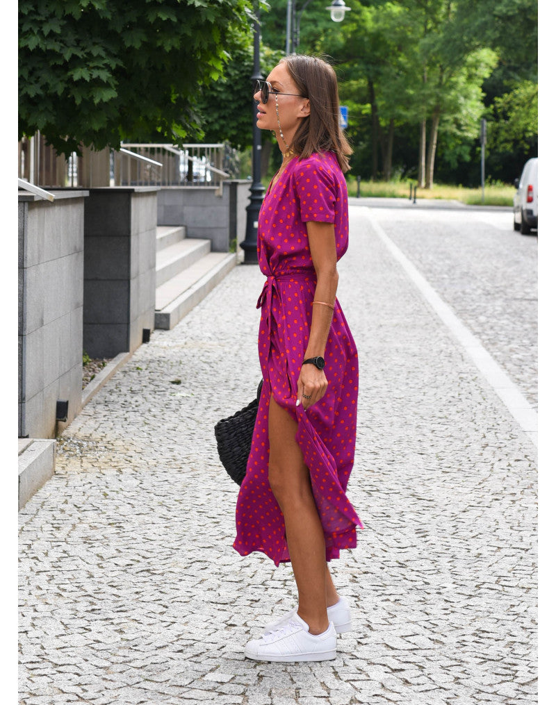 Aureza | Vestido Envolvente Soft Bloom