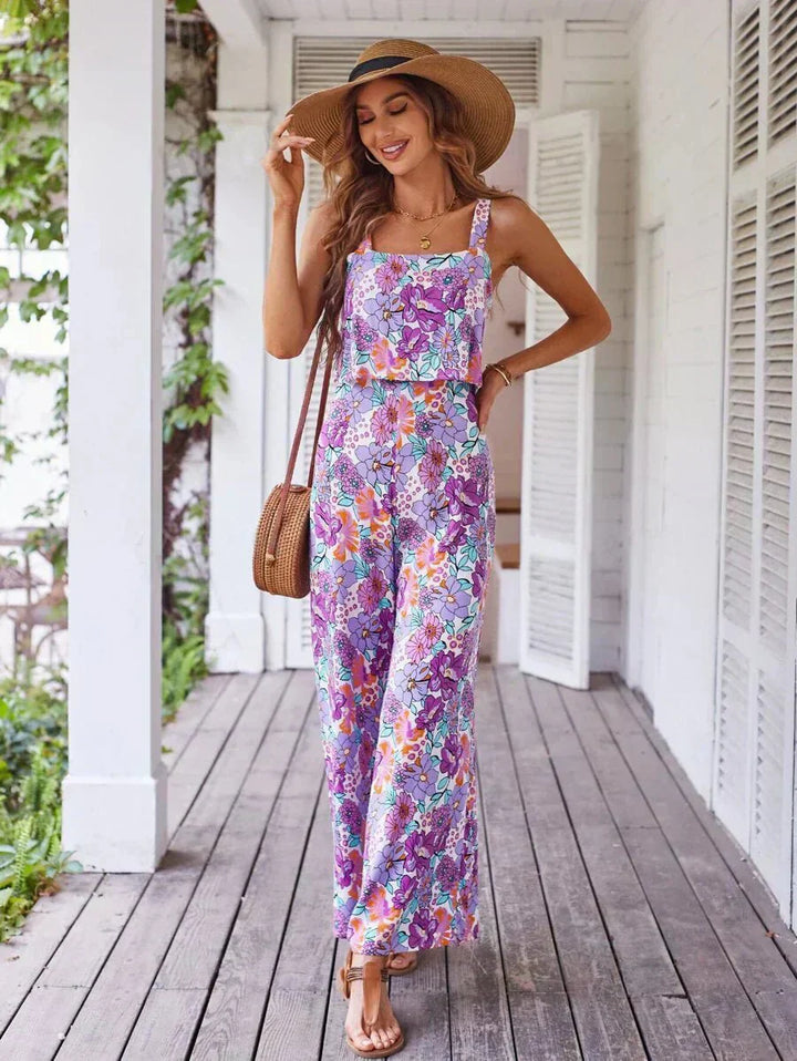Nympha | Mono Floral de Pierna Ancha